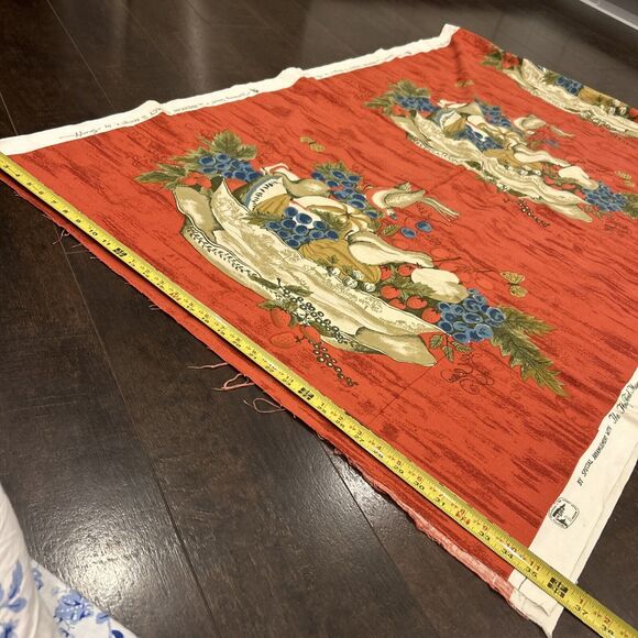 Vintage Henry Ford Museum By Greeff  Fruit Bowl Finishing School 3 Yards 2” - Picture 11 of 12